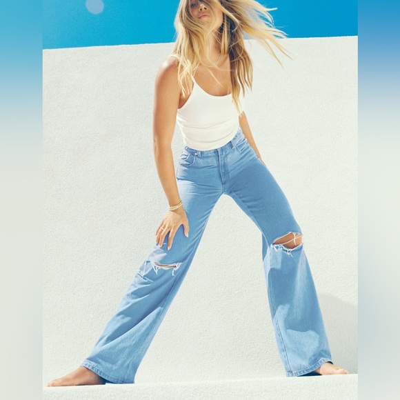 ROLLA’S, Heidi Loose Straight Leg Denim, BNWT - Picture 1 of 5